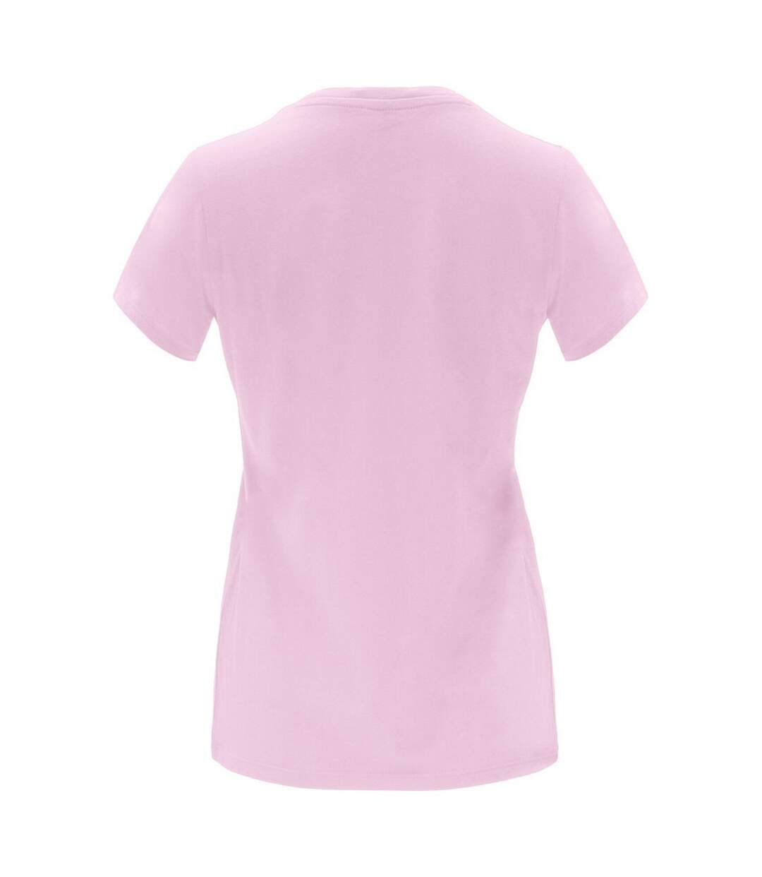Womens/ladies Capri Short-sleeved T-shirt Light Pink Roly-2