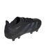 Mens Predator 24 League Leather Firm Ground Football Boots Core Black Carbon Grey Adidas-2