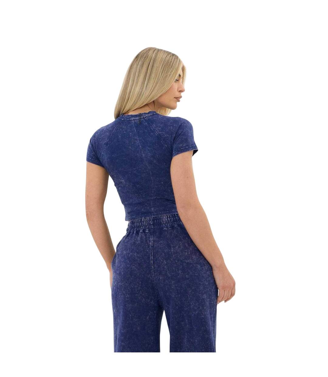 T-shirt Motif/style Délavé Femme Bleu I Saw It First-3