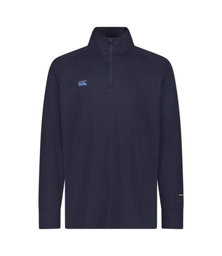 Mens Tempo+ Quarter Zip Training Top India Ink Canterbury
