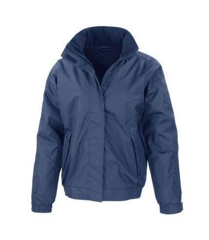 Mens channel soft shell jacket navy Result Core