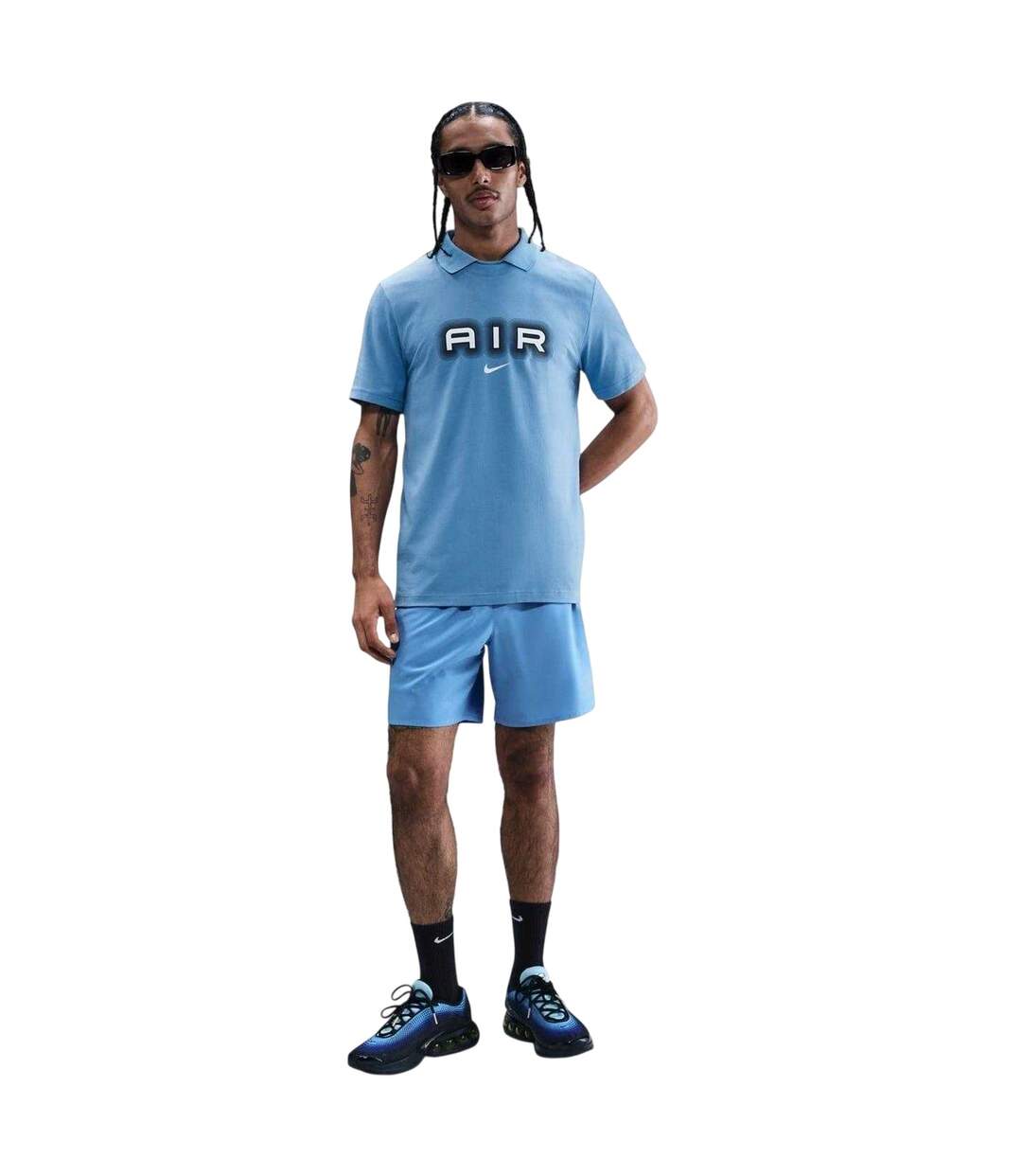 T-shirt Motif/style Graphique Air Homme Bleu Nike-4