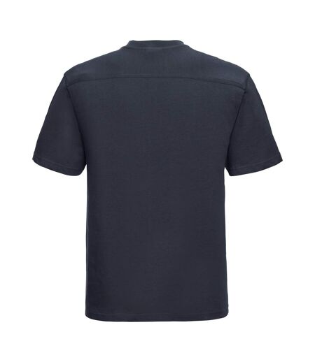 Russell Mens Heavyweight T-Shirt (French Navy) - UTPC7087