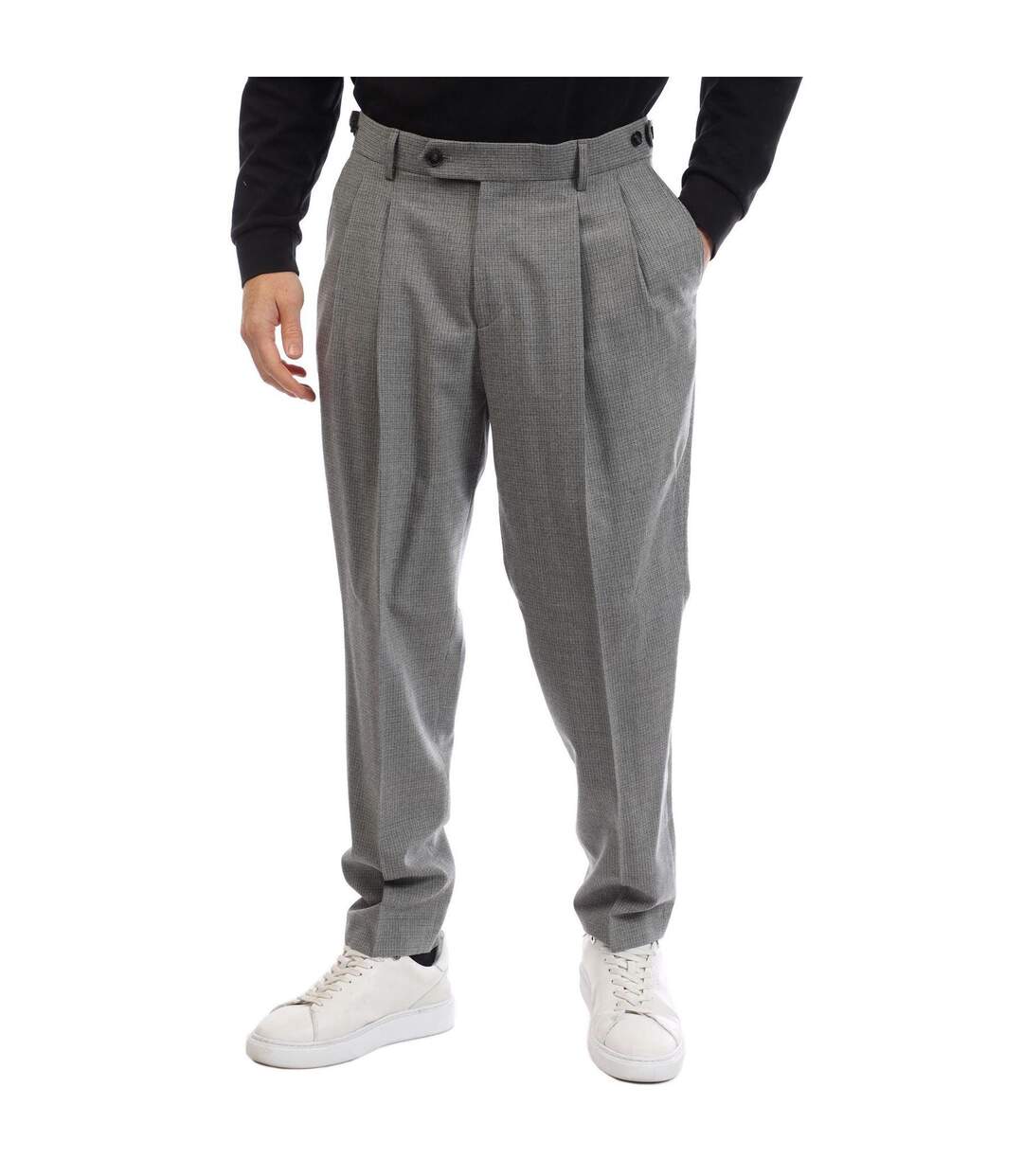 Pantalon Perin Homme Gris Boss-1