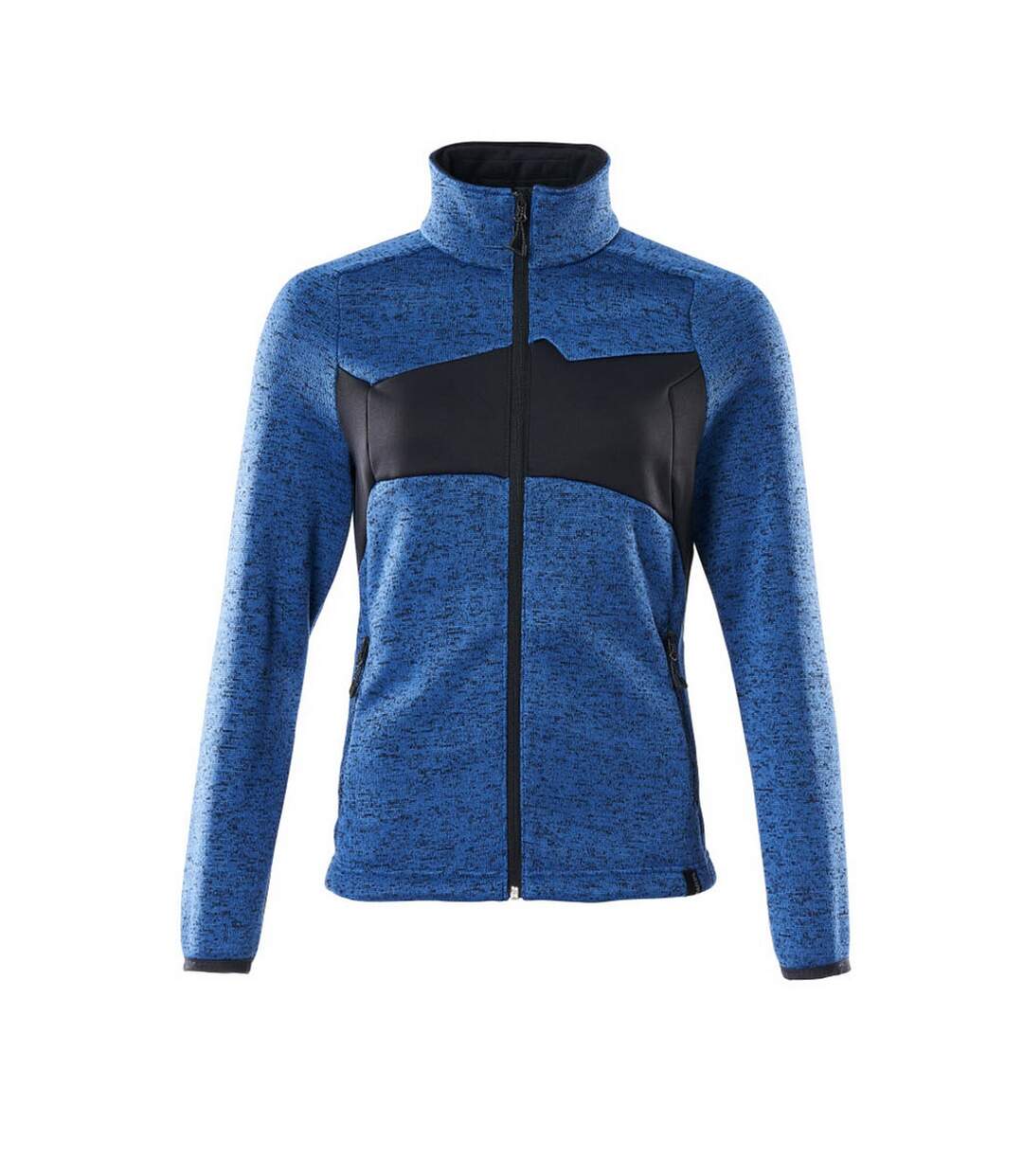 Womens/ladies Accelerate Knitted Jacket Azure Blue Dark Navy Mascot-1