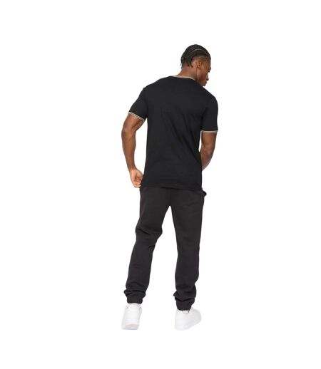 T-shirt Preece Homme Noir Crosshatch