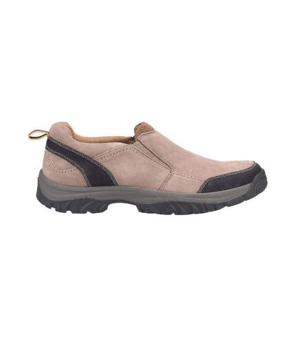 Cotswold Mens Boxwell Nubuck Leather Hiking Shoe (Tan) - UTFS7012