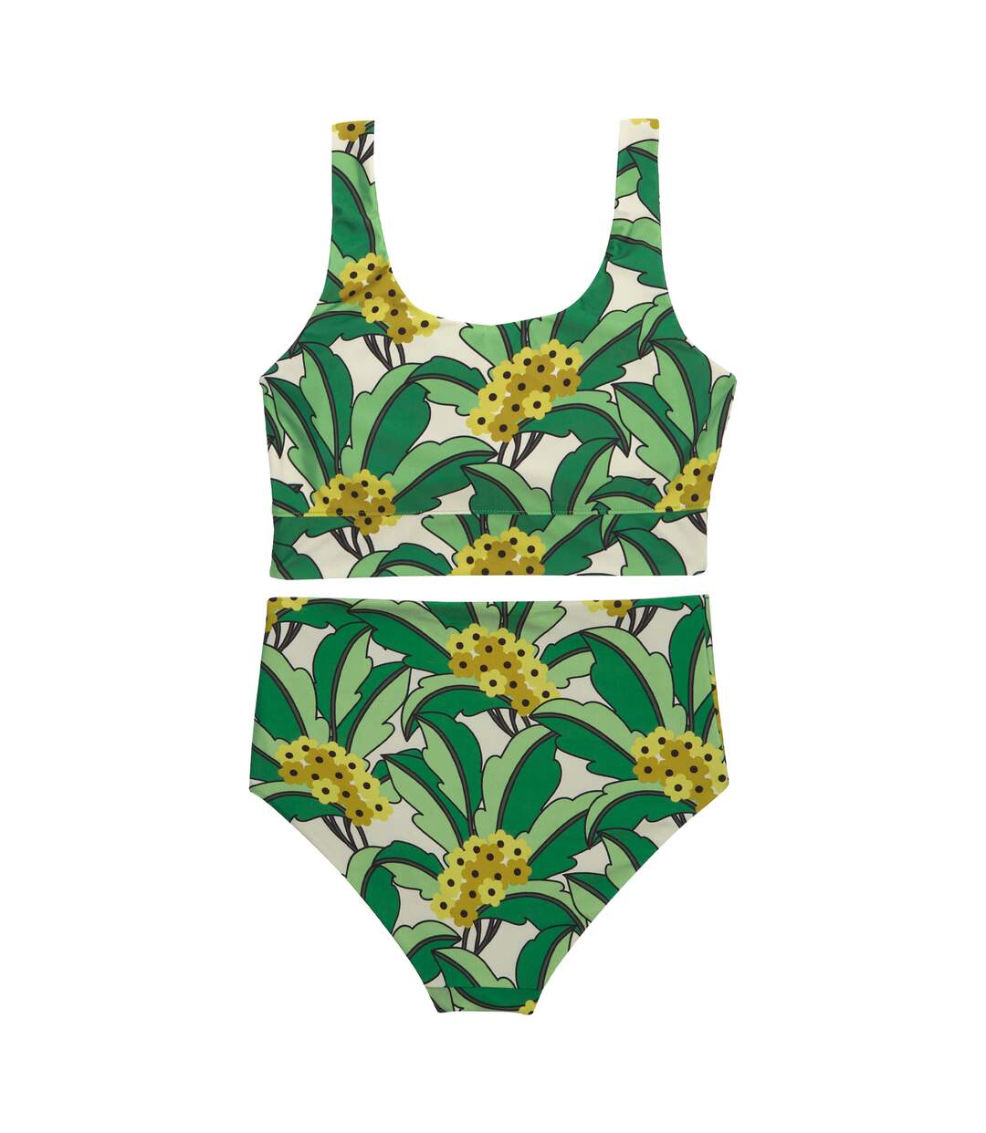 Womens/ladies orla kiely tropical reversible bikini set green Regatta