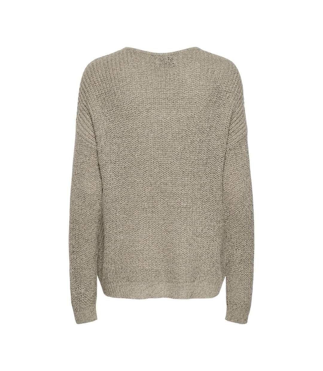 Pull beige femme jdy megan-2
