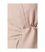 Womens/ladies tie detail midi dress stone Debenhams