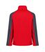 Veste Polaire Professionnelle Uproar Softshell Résistante Au Vent Pour Hommes Rouge Gris Regatta-2