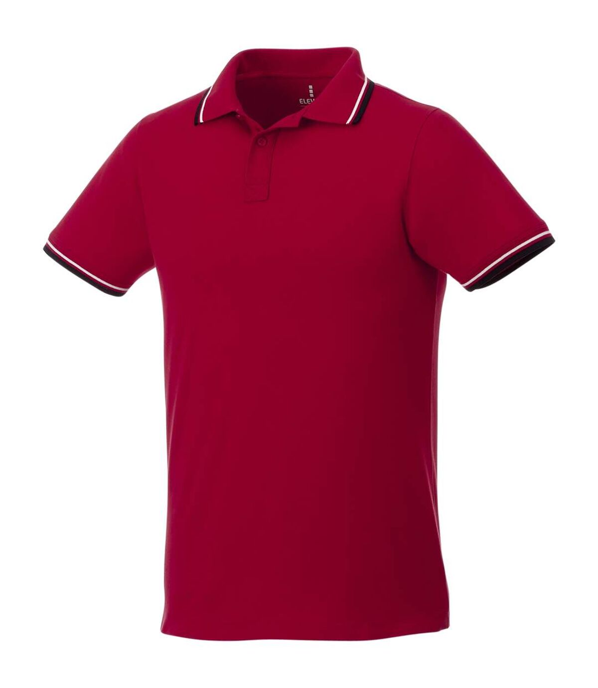 Elevate Mens Fairfield Polo With Tipping (Red/Navy/White) - UTPF2347