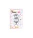 Bougie d'Anniversaire Chiffre 8 7cm Argent-2