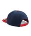 Casquette ajustable original bleu marine / rouge classique Beechfield