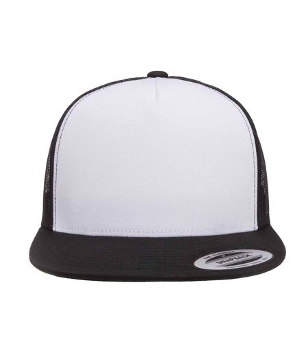 Casquette Trucker Classic Blanc Noir Yupoong