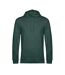Sweat À Capuche Homme Vert Foncé B&C-1