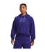 Sweat À Capuche Essential Script Femme Bleu Under Armour-4