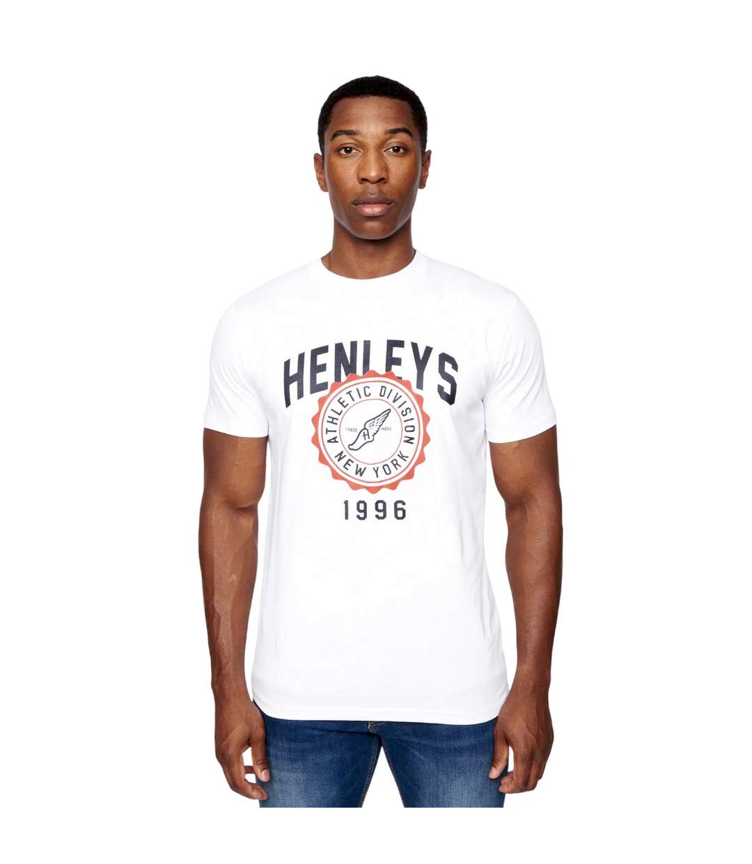 T-shirt tipton homme blanc Henleys-1