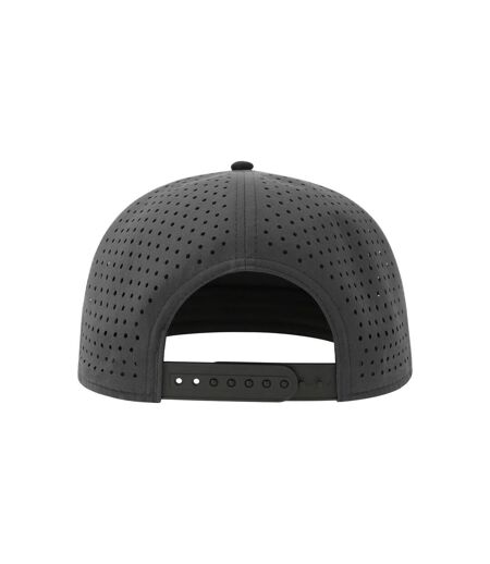 Casquette De Baseball Bank Five Gris Foncé Noir Atlantis Headwear