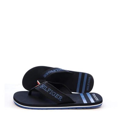 Tongs noires/marine homme tommy hilfiger sporty - 41
