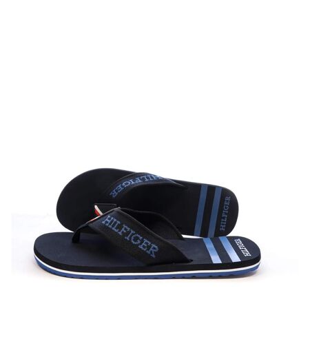 Tongs noires/marine homme tommy hilfiger sporty - 41