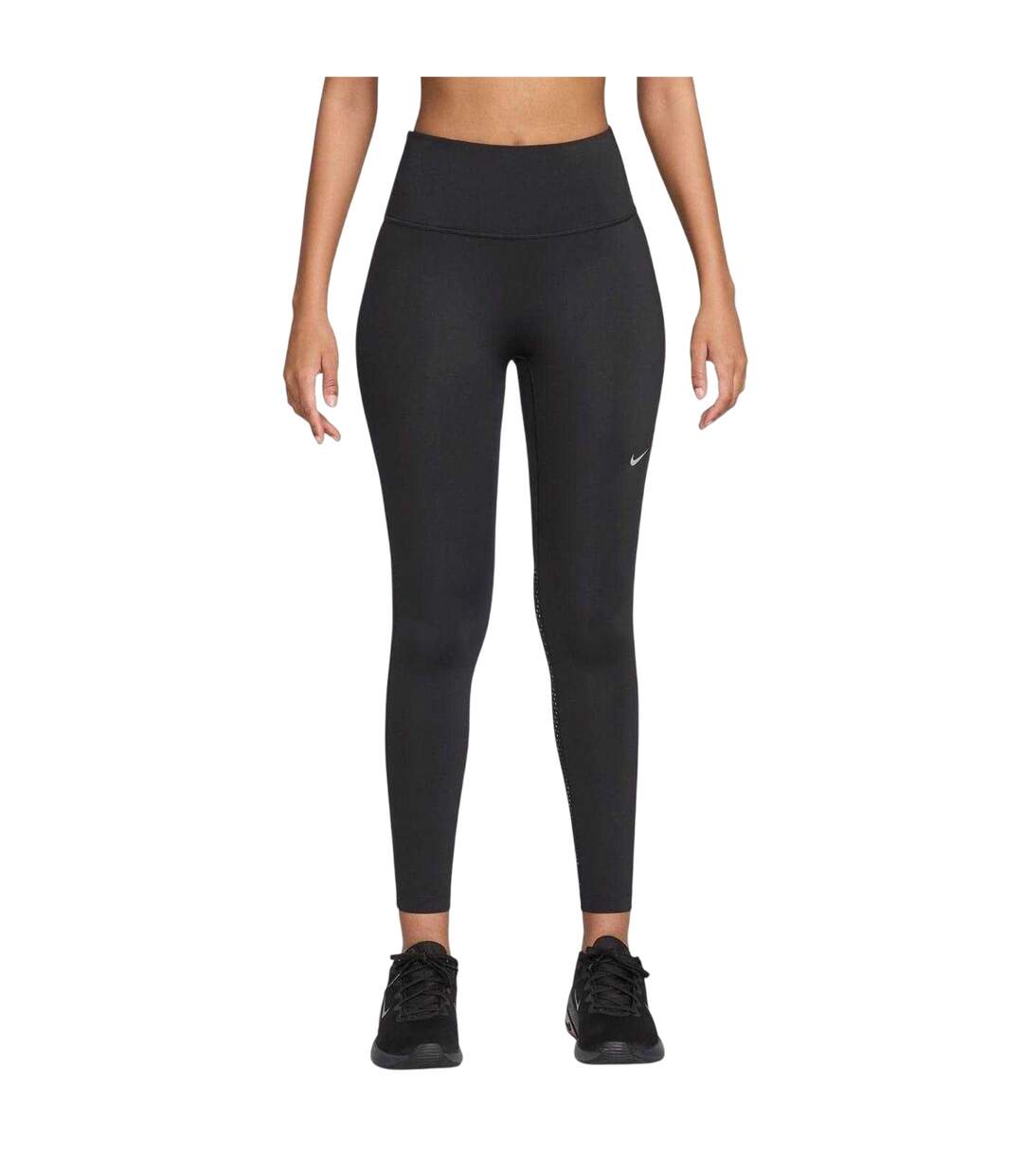 Collants De Course T Flash Femme Noir Argenté Nike-1