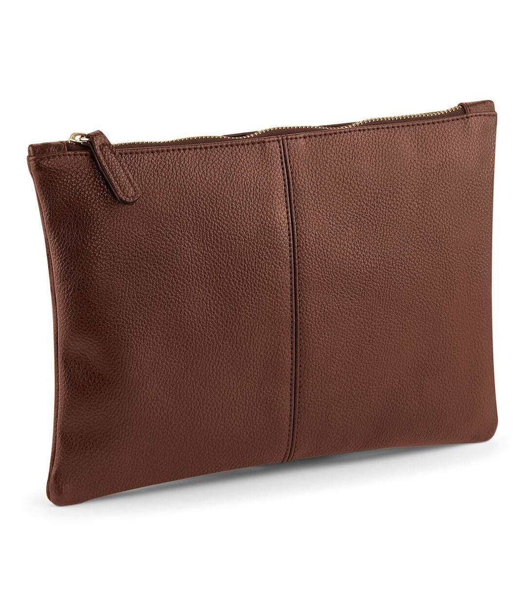 Pochette nuhide taille unique marron clair Quadra-1