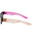 Lunettes De Soleil Motif/style Rectangle Taille Unique Beige Foncé Mauve Nike-4
