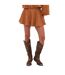 Jupe Patineuse Femme Marron Clair I Saw It First-4