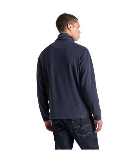 Mens corey vi half zip fleece top dark navy/blue navy marl Craghoppers