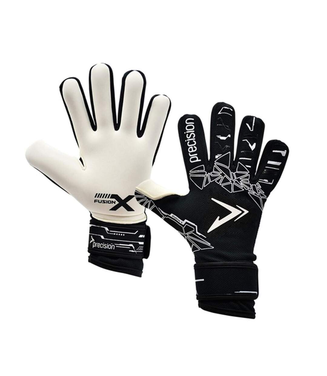 Gants de gardien de but fusion pro lite giga adulte noir / blanc Precision-1