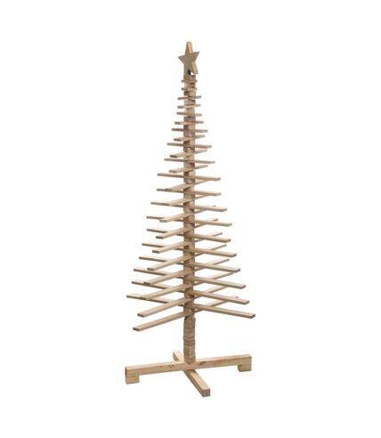 Sapin de Noël en bois articulé - Hauteur 150 cm