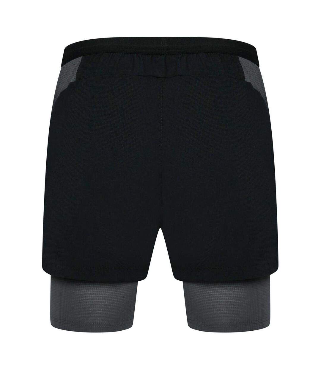 Short De Course Homme Noir Anthracite Gym King-3