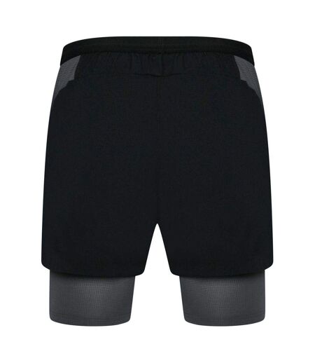 Short De Course Homme Noir Anthracite Gym King