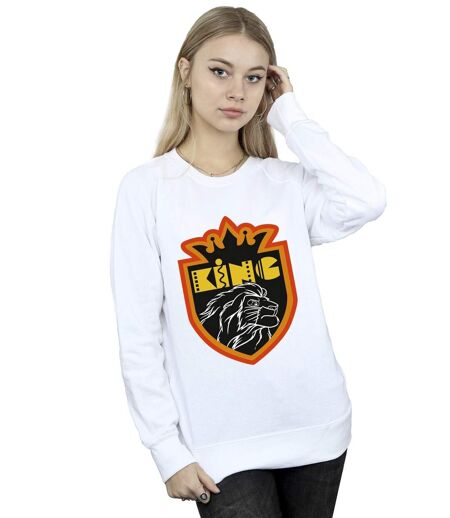 Disney Sweat-shirt Womens/Ladies The Lion King Crest (Blanc) - UTBI22353
