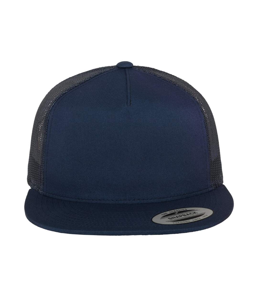 Casquette trucker flexfit classic bleu marine Yupoong-4