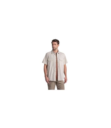 Mens Kiwi Ii Short-sleeved Shirt Oatmeal Craghoppers