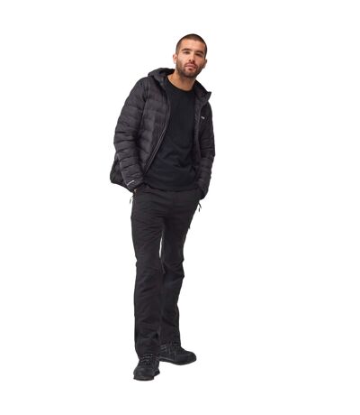 Mens Marizion Baffled Hooded Padded Jacket Black Regatta