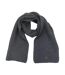 Childrens/kids Ribbed Scarf M Grey Tommy Hilfiger-1