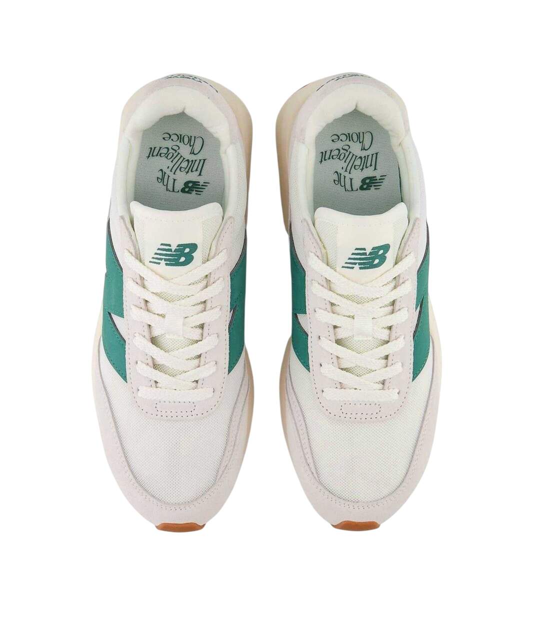 Baskets Homme Blanc Vert New Balance-3