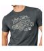 T-shirt homme col rond en jersey 140grm imprimé devant Log6 Vondutch-2
