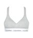 Womens/ladies Modern Cotton Blend Bralette Grey Calvin Klein-2