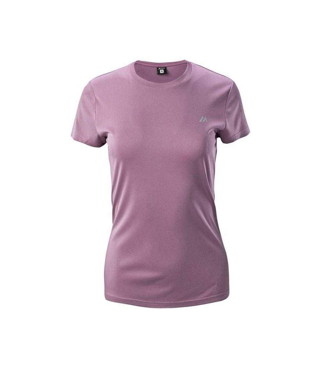 Womens/ladies Bisic T-shirt Violet Martes-1