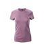 Womens/ladies Bisic T-shirt Violet Martes-1