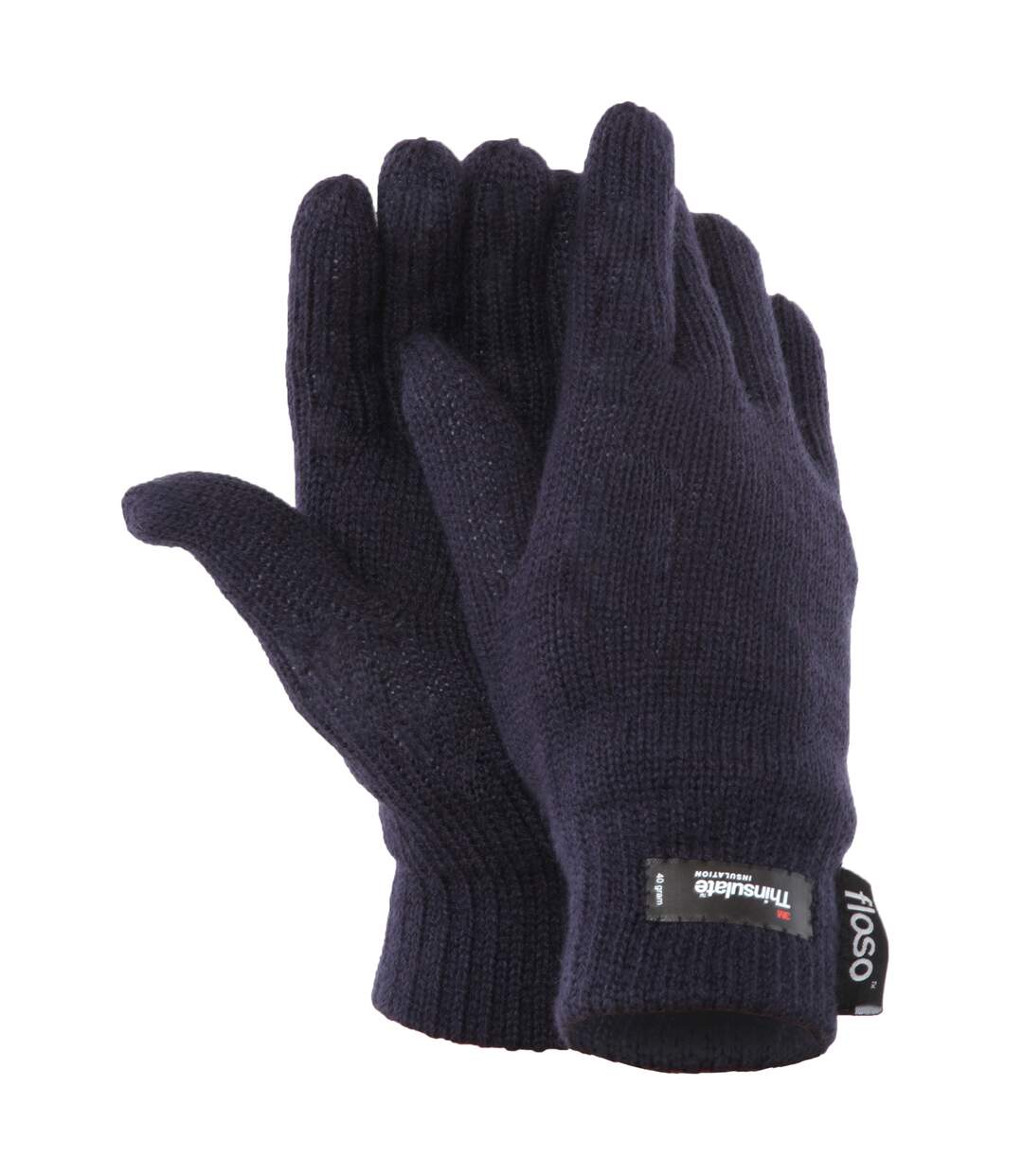 Gants thermiques thinsulate 3m 40g femme bleu marine Floso