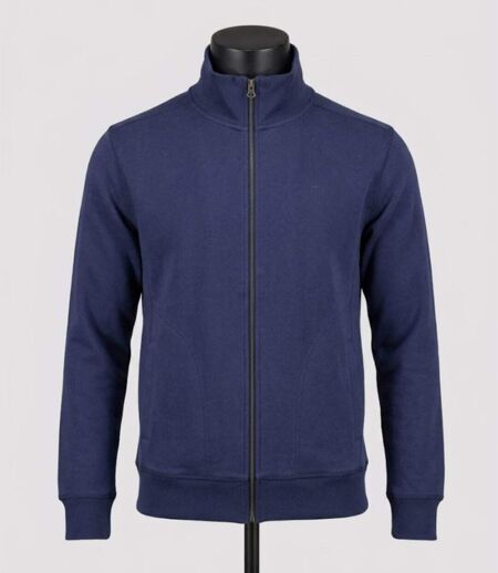 CHALLENGER VE4001 — Veste zippée molleton marine : le confort doux au quotidien