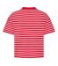 Polo Manches Courtes Motif/style À Rayures Homme Rouge Écru Summit-3