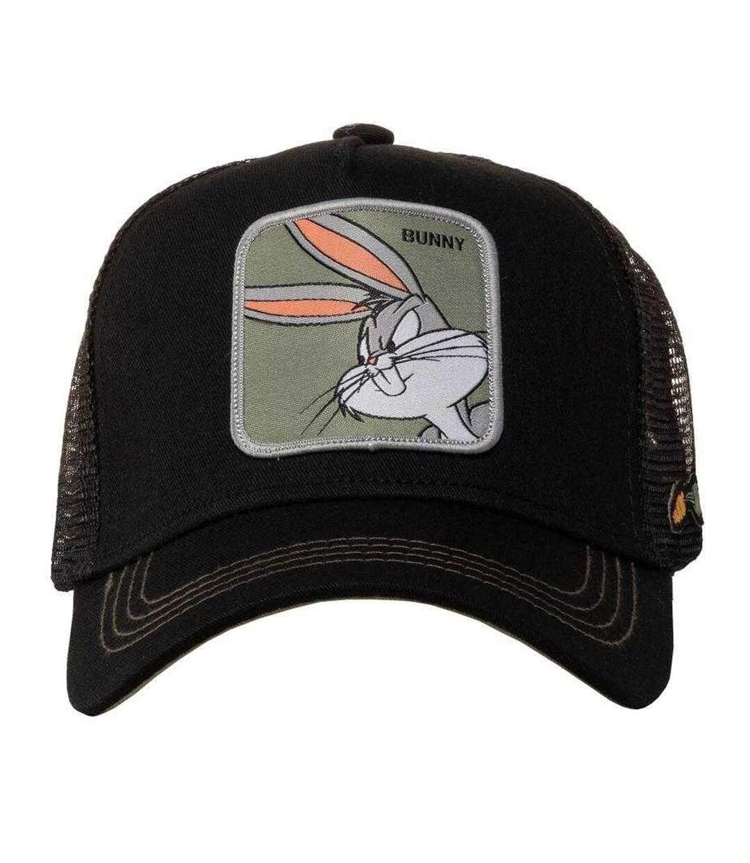 Casquette Trucker Motif/style Looney Tunes Adulte Noir Capslab-3