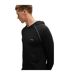 Mens Mix&match Full Zip Hoodie Black Boss-4