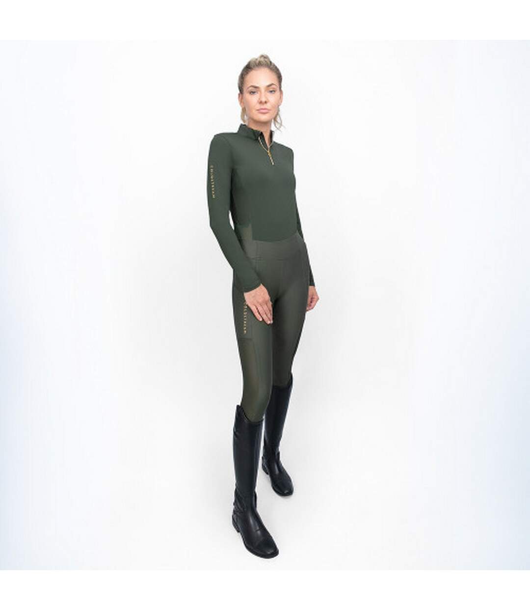 Haut thermique ednam femme vert sombre Coldstream